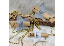 ADVENTSKALENDER VORFREUDE Türchen - Stickserie - 10 ITH Sterne mit Schlitz